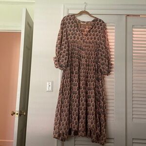 XL EUC Daughters of India Kyra Midi Dress